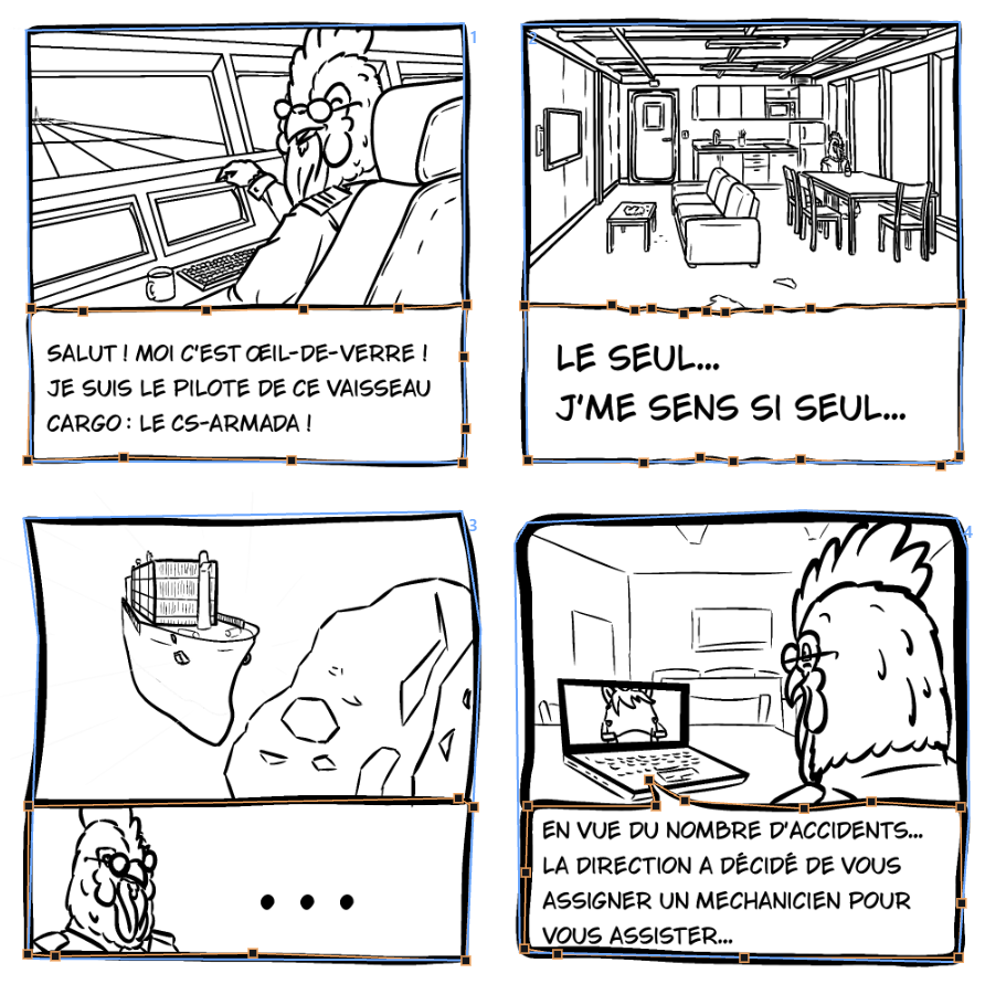 Panels and balloons